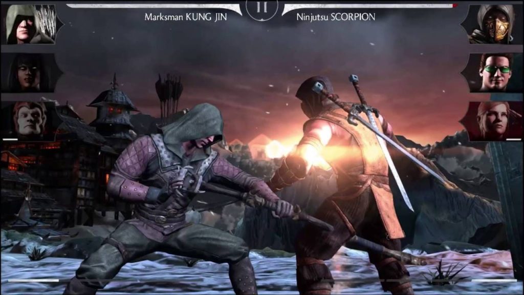 Игровой процесс в Mortal Kombat X Mobail